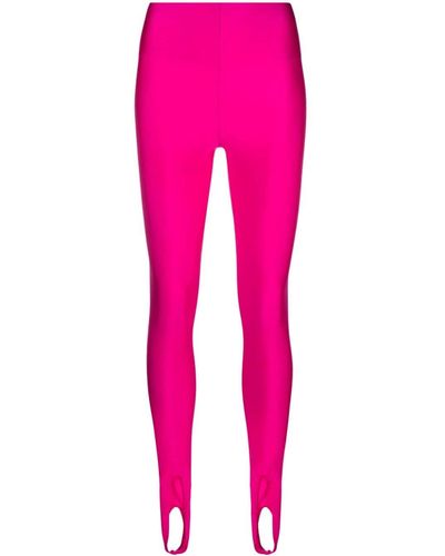 ANDAMANE High-waisted Stirrup leggings - Pink