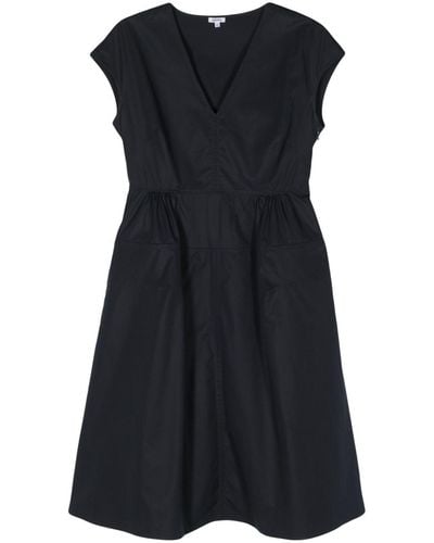 Aspesi Midi-jurk Met V-hals - Zwart
