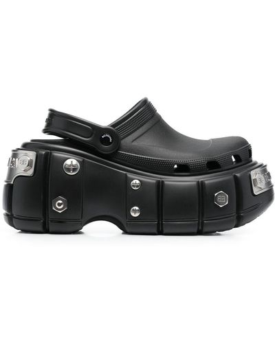 Balenciaga X Crocs Hardcrocs Sandals - Black