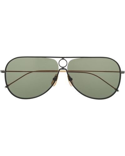 Thom Browne Tb115 Aviator Sunglasses - Multicolour