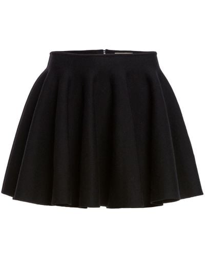 Khaite Minifalda The Ulli de punto - Negro