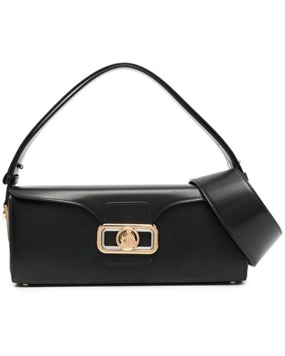 Lanvin Clasp Box Leather Mini Bag - Black