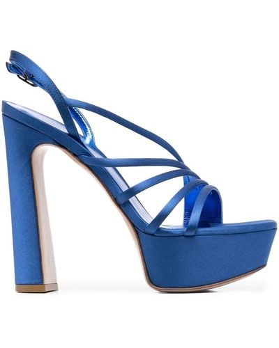 Le Silla Scarlet Platform-sole Sandals - Blue