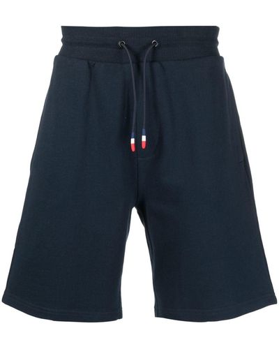 Rossignol Logo-detail Cotton Shorts - Blue