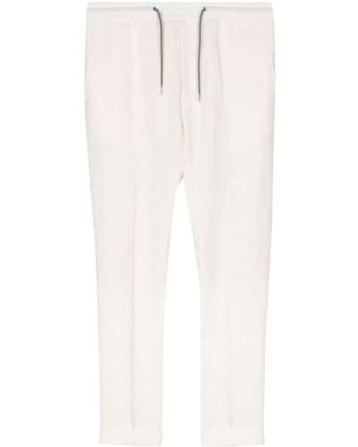 Paul Smith Pantaloni con coulisse - Bianco