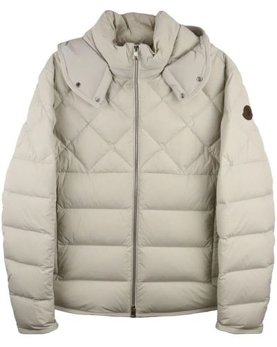 Moncler Cecaud Hooded Down Jacket - Gray