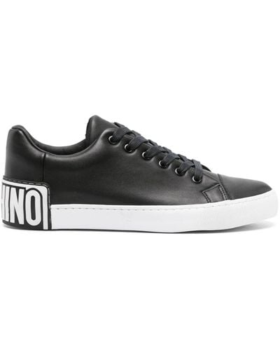 Moschino Sneakers con logo goffrato - Nero
