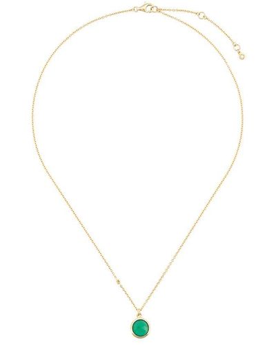 Astley Clarke 'Stilla' Halskette mit Onyx-Anhänger - Mettallic