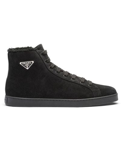 Prada High-top Sneakers - Zwart