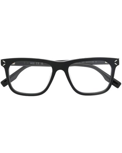 McQ スクエア眼鏡フレーム - ブラック