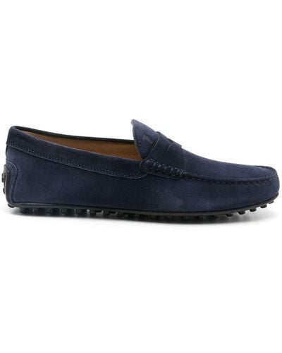 Tod's Leather Moccasin - Blue