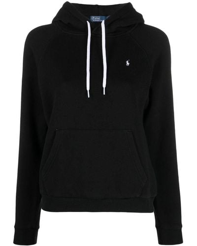 Polo Ralph Lauren Polo Pony Drawstring Hoodie - Black