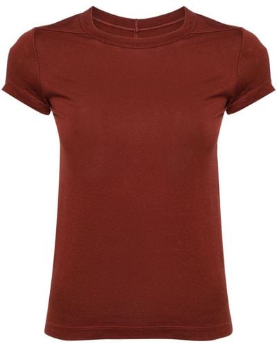 Rick Owens Short-sleeve Cotton T-shirt - Red