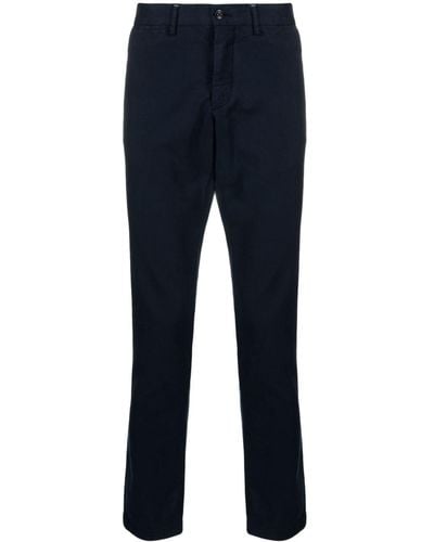 Hackett Slim-cut Cotton Chino Trousers - Blue