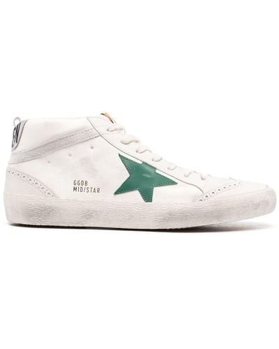 Golden Goose Sneakers Mid Star - Bianco