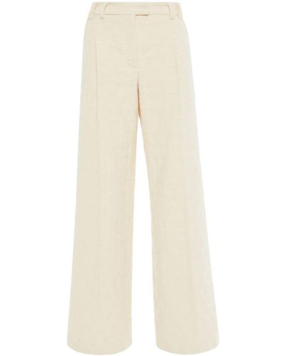 La DoubleJ Jacquard Broek - Naturel