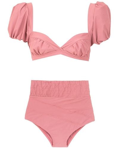 Amir Slama Hot Pants Bikini Set - Pink