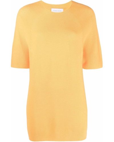 Christian Wijnants Short-sleeved Knitted T-shirt - Orange