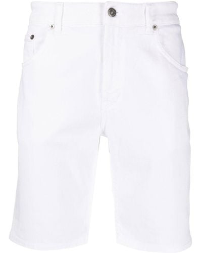 Dondup Rolled Chino Shorts - White