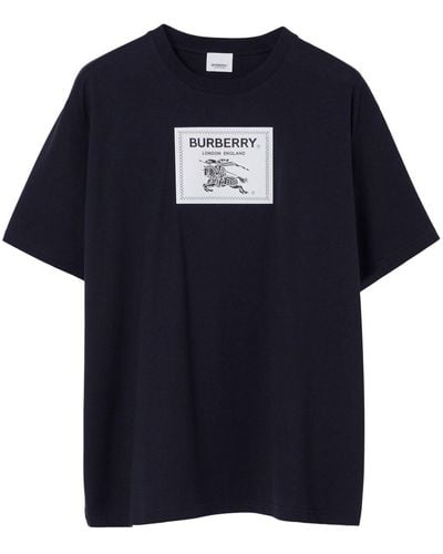 Burberry コットンtシャツ - ブルー