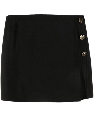 Marco Rambaldi Heart-detail Miniskirt - Black