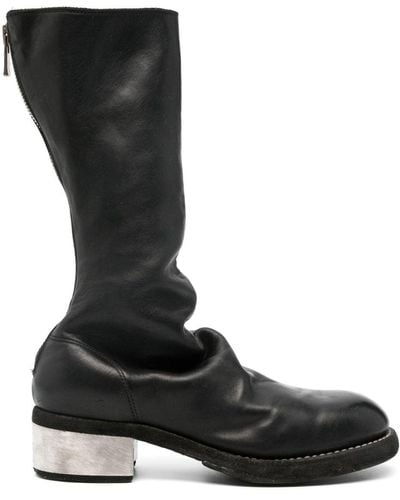 Guidi 45mm Leather Boots - Black