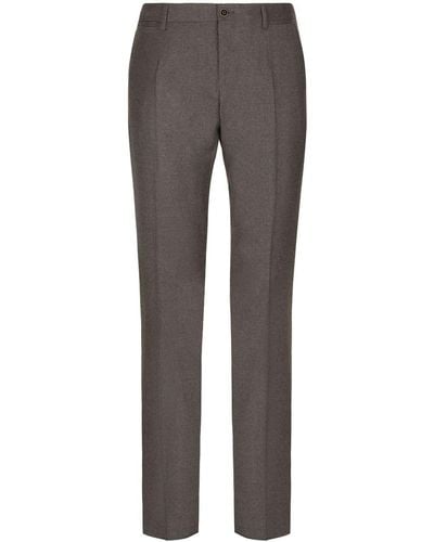 Dolce & Gabbana Pantalones de vestir con pinzas - Gris