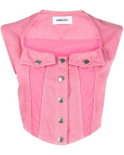 Ambush Cropped-Oberteil - Pink