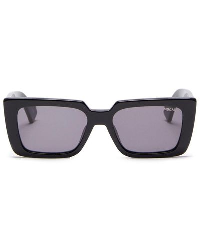 Marcelo Burlon Lunettes de soleil Tecka à monture carrée - Noir