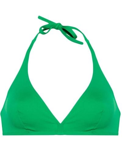 Eres Gang Triangle Bikini Top - Green