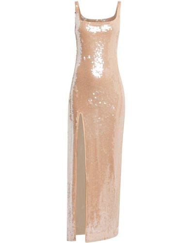 STAUD Le Sable Sequinned Maxi Dress - Natural