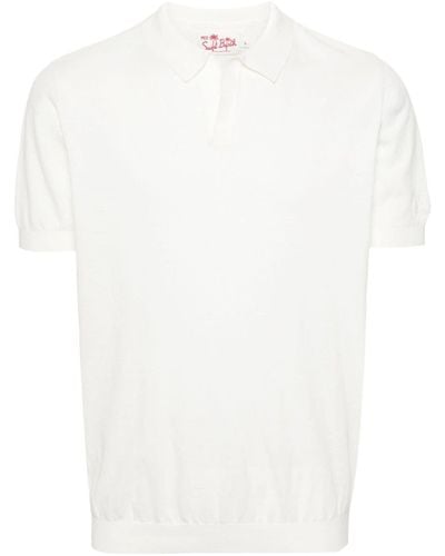 Mc2 Saint Barth Sloan Cotton Polo Shirt - White