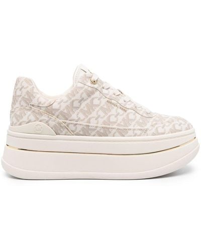 MICHAEL Michael Kors Hayes Empire Trainers - Natural