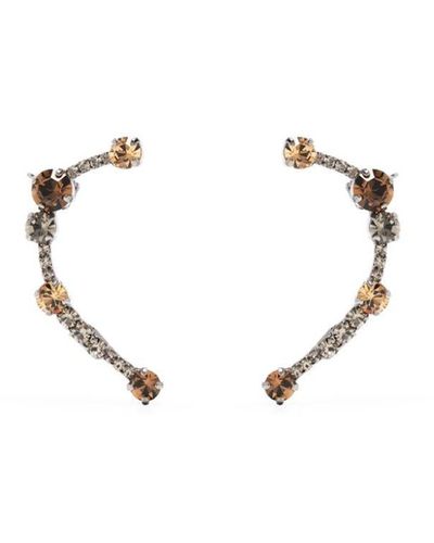 Peserico fringe-detail ear-cuff earrings - Silver