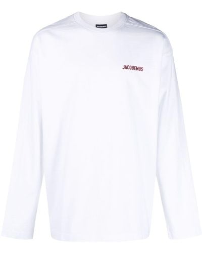 Jacquemus Sweatshirt mit Logo-Print - Weiß