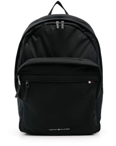 Tommy Hilfiger Logo-lettering Backpack - Black