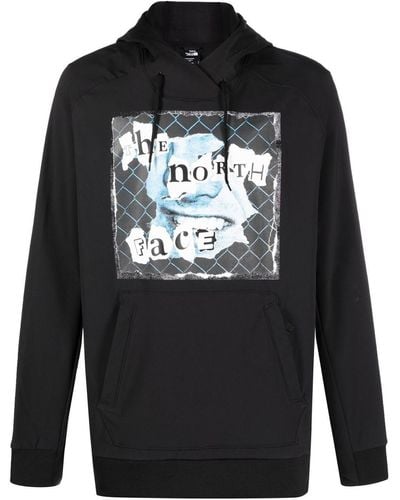 The North Face Hoodie mit Logo-Print - Schwarz