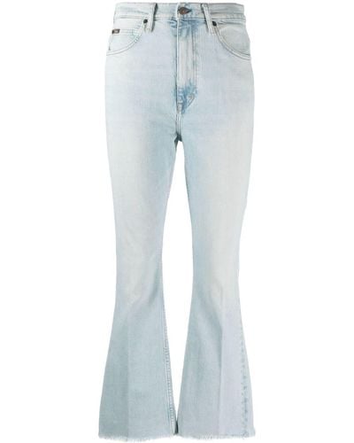 Polo Ralph Lauren Cropped-Jeans mit hohem Bund - Blau