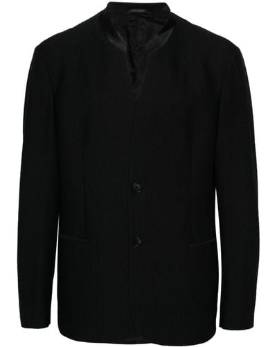 Giorgio Armani シングルジャケット - ブラック