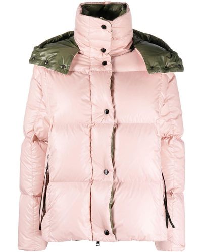 Moncler Parana Hooded Puffer Jacket - Pink