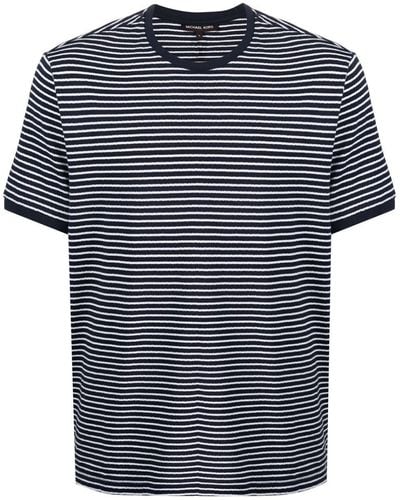 Michael Kors T-shirt Feeder a righe - Blu