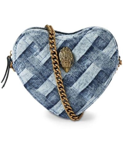 Kurt Geiger Kensington Heart Crossbody Bag - Blue