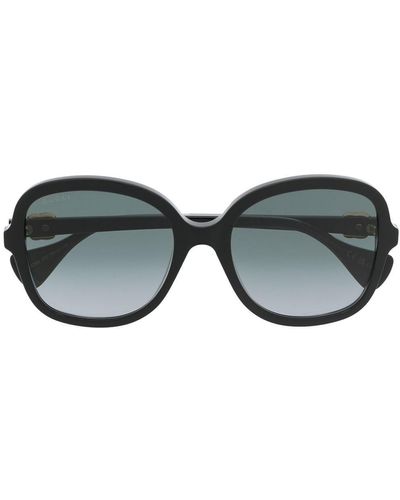 Gucci Oversized Round-frame Sunglasses - Black
