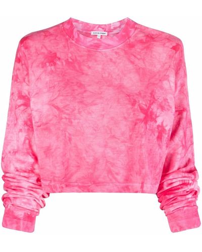Cotton Citizen Sweater Met Tie-dye Print - Roze