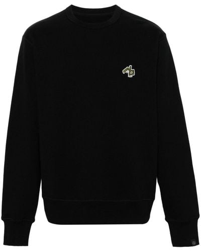 Rag & Bone Sweater Met Monsterprint - Zwart
