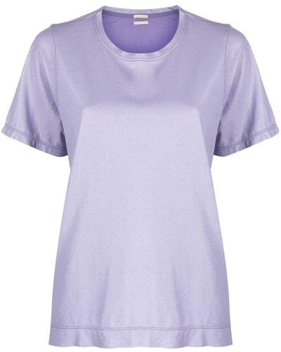 Massimo Alba Hydra Cotton T-shirt - Purple