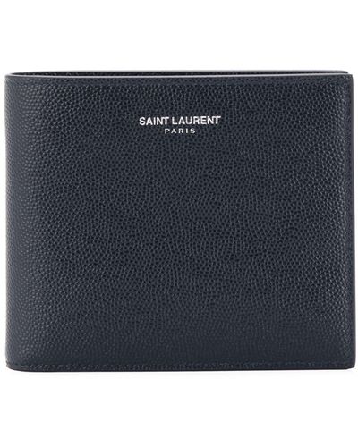 Saint Laurent Folded cardholder - Bleu
