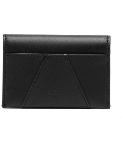 Bally Logo-stamp Leather Wallet - Black