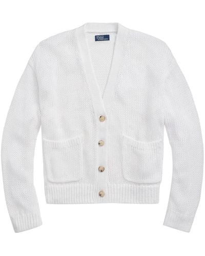 Polo Ralph Lauren Open-knit Cardigan - White