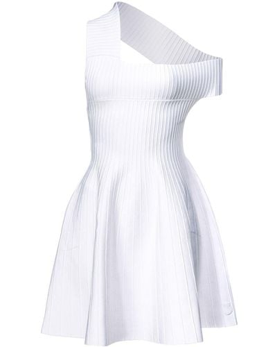 Pinko Einschultriges Minikleid - Weiß